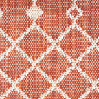 Nourison Home Positano Terracotta 9' x 12' Area Rug - Easy Clean, Non Shedding, Bed Room, Living Room, Dining Room, Kitchen (9' x 12')