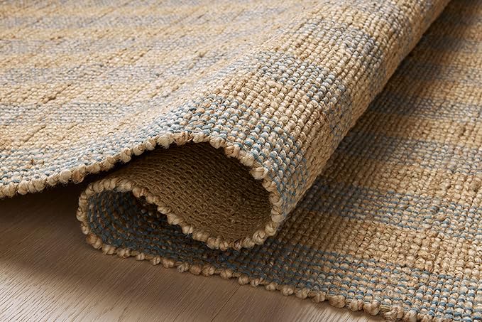 Loloi Chris Loves Julia Judy Collection JUD-04 Natural/Sky 2'-3" x 3'-9" Accent Rug