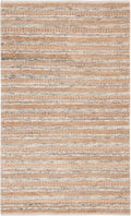 SAFAVIEH Natura Collection Area Rug - 3' x 5', Natural & Brown, Rustic Farmhouse Design, Handmade Wool & Jute, Ideal for The Living Room, Bedroom, Dining Room (NAT501T-3)