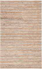SAFAVIEH Natura Collection Area Rug - 5' x 8', Natural & Brown, Rustic Farmhouse Design, Handmade Wool & Jute, Ideal for The Living Room, Bedroom, Dining Room (NAT501T-5)