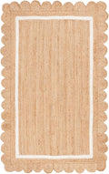 SAFAVIEH Natural Fiber Collection Area Rug - 3' x 5', Natural & Ivory, Rustic Farmhouse Style, Handmade Jute, Ideal for The Living Room, Bedroom, Dining Room (NF896A-3)