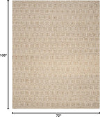 SAFAVIEH Cape Cod Collection Area Rug - 6' x 9', Natural, Handmade Flat Weave Jute, Ideal for High Traffic Areas in Living Room, Bedroom (CAP821I)