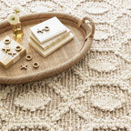 Dash & Albert Capri Soumak Handwoven Jute Rug, 9.5 X 13.5 Feet, Tan Geometric Pattern