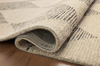 Loloi Chris Loves Julia Francis Collection FRA-01 Beige/Charcoal 5'-0" x 7'-6" Area Rug
