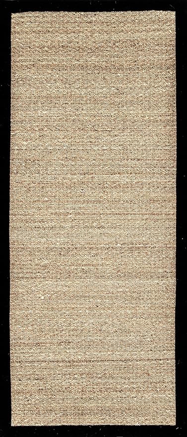 Nuloom Elijah Black/Natural, 2'6" x 8', Basketweave, Seagrass, Soft and Textured, High Traffic, Stain Resistant, Easy Clean, Durable Area Rug for Bedroom, Living Room, Dining, Den, Foyer, Entryway