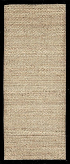 nuLOOM 2' 6" x 10' Elijah Seagrass Area Rug, Black, Solid Farmhouse Style, Cotton Bordered, Basketweave, Natural Fiber, For Bedroom, Dining Room, Living Room, Hallway, Office, Kitchen, Entryway