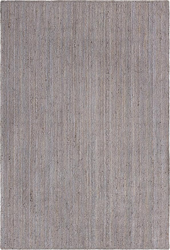 Unique Loom Braided Jute Collection Area Rug - Dhaka (12' 2" x 16' 1" Rectangle, Gray)