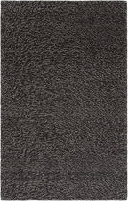 SAFAVIEH Area Rug 6x9 - Natura Collection - Black & Grey, Handmade Wool Blend, Textured Design, Ideal for Living Room, Bedroom, Dining Space (NAT425Z)