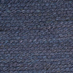 Nourison Home Natural Jute Navy 8' x 10' Area Rug - Easy Clean, Non Shedding, Bed Room, Living Room, Dining Room, Kitchen (8' x 10')