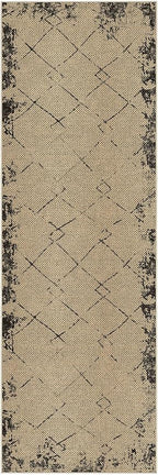 2x6 Jute Runner Rug for Hallway: Farmhouse Washable Kitchen Rug Non Slip Outdoor Indoor Rug for Bedroom Porch Laundry Bathroom - Modern Brown