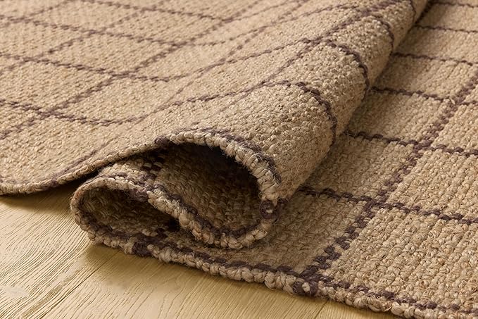 Loloi Chris Loves Julia Fletcher Collection FLE-01 Natural/Brown 8'-6" x 11'-6", .37" Pile Height, Area Rug