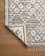 Loloi Angela Rose Rivers Collection RIV-01 Denim/Ivory 8'-6" x 11'-6" Reversible Area Rug
