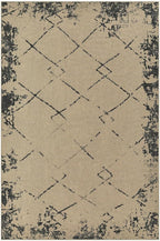 4x6 Jute Rug for Living Room: Farmhouse Indoor Outdoor Rug Washable with Non-Slip for Bedroom Patio Backyard Dining Room Home Office - Modern Brown