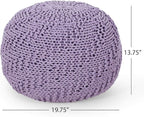 Christopher Knight Home Pouf, Lavander