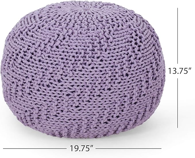 Christopher Knight Home Pouf, Lavander