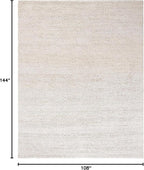 SAFAVIEH Natural Fiber Collection Area Rug - 9' x 12', Bleach, Handmade Jute, Braided Woven Design, Ideal for Living Room, Bedroom (NF212D)
