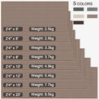Kitchen Runner Rugs Non Skid Washable, 6ft Absorbent Jute Kitchen Rug Carpet, Braid Hallway Floor Sink Mat Non Slip, Light Brown