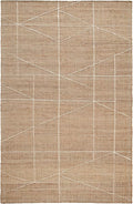 Dash & Albert Judson Natural/Ivory Handwoven Jute Rug, 9.5 X 13.5 Feet, Ivory Graphic Pattern