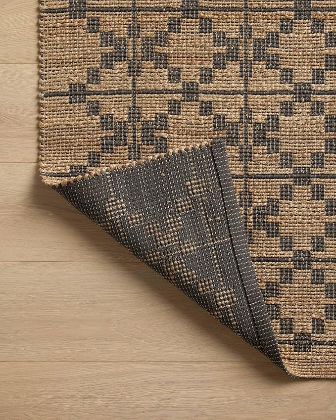 Loloi Chris Loves Julia Judy Collection JUD-05 Natural/Graphite 7'-9" x 9'-9" Area Rug