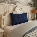 Johnear Headboard Pillow Large Reading Pillows for Sitting in Bed Adult Daybed Cushion Backrest Bolster Pillow Support Positioning Sofa Rest （Blue, 39 x 3 x 20 inches）