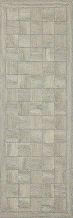 Loloi Chris Loves Julia Francis Collection FRA-03 Silver/Sky 9'-3" x 13' Area Rug