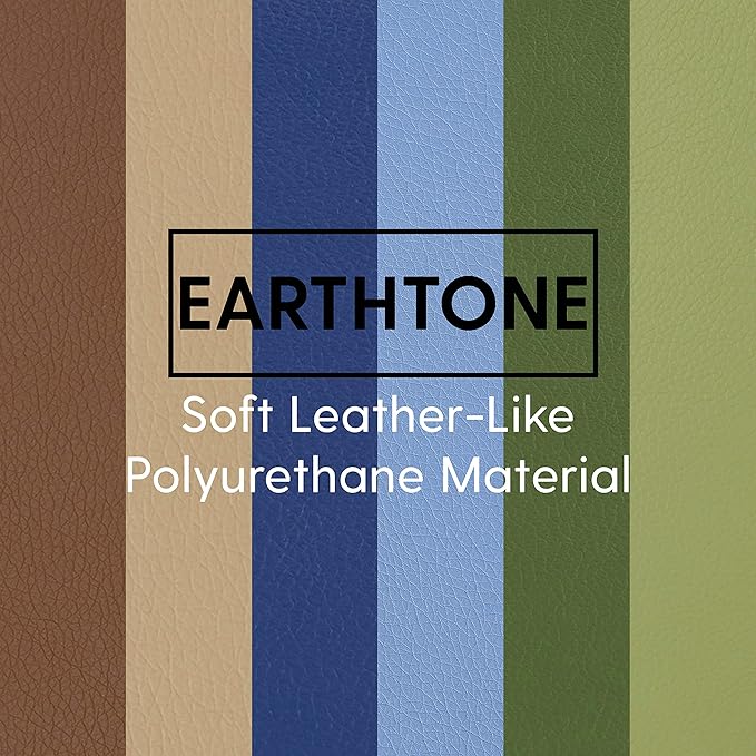 Factory Direct Partners SoftScape 15 inch Round Classroom Floor Cushions with Handles; Flexible Seating for Daycare, Preschool, Playroom; 2 inch Thick Deluxe Foam (6-Piece) - Earthtone, 11232-ET