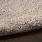 Nourison Home Natural Jute Grey 8' x 10' Area Rug - Easy Clean, Non Shedding, Bed Room, Living Room, Dining Room, Kitchen (8' x 10')