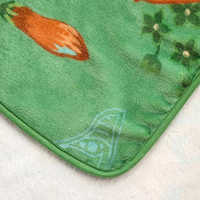 Sage Green Boho Floral Flannel Fleece Twin Blanket – Soft, Warm & Lightweight Fuzzy Blanket for Couch, Bed, or Sofa Decor, Cute Botanical Design Throw for Men Women & Girls, 60''x80''