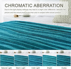 Chenille Throw Blanket for Couch 50"X 60", Soft Cozy Throws with Fringe Tassel for Bed Sofa Chair Cover, Lightweight Knitted Decorative Boho Blankets for Living Room, Teal