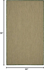 Nourison Home Courtyard 2' x 3' Green Fabric Area Rug