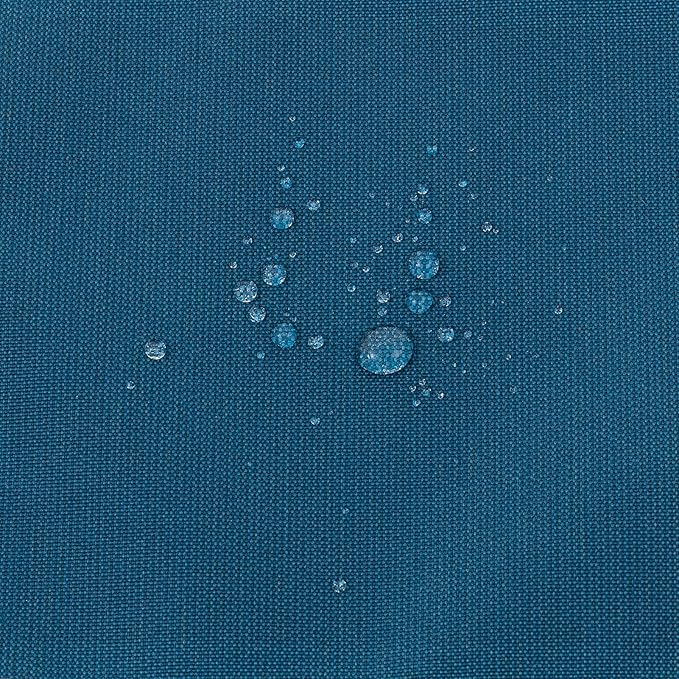 QILLOWAY Outdoor Seat/Back Chair Cushion Tufted Pillow, Spring/Summer Seasonal Replacement All Weather Cushions. (Peacock Blue)