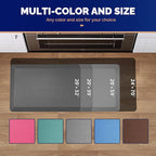 FEATOL Anti Fatigue Mat for Standing, 9/10 Extra Thick Ergonomic Standing Desk Mat, Comfort & Durable Memory Foam Standing Mat at Home,Office All Day (20" x 59", Grey, 1PC)