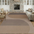 GarveeHome Modern Rainbow 8x10 Easy Jute Area Rug for Living Room -Farmhouse Indoor/Outdoor Carpet, Non-Slip & Non Shedding for Bedroom, Dining Room, Office, Backyard Patio
