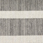 Nourison Home Positano Charcoal Ivory 2' x 6' Area Rug - Easy Clean, Non Shedding, Bed Room, Living Room, Dining Room, Kitchen (6' Runner)
