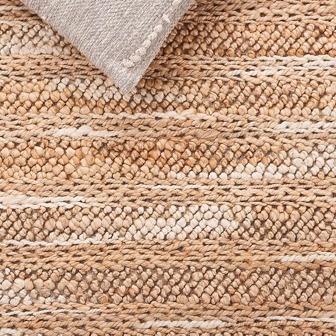 SAFAVIEH Natural Fiber Couture Collection Runner Rug - 2'3" x 8', Natural, Handmade Jute, Ideal for Living Room, Hallway, Foyer, Bedroom (NFC101B-28)