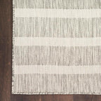 Nourison Home Positano Grey Ivory 6' x 9' Area Rug - Easy Clean, Non Shedding, Bed Room, Living Room, Dining Room, Kitchen (6' x 9')