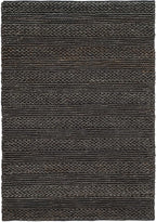 SAFAVIEH Area Rug 3x5 - Natural Fiber Collection - Charcoal, Handmade Jute, Braided Woven Design, Ideal for Entryway, Living Room, Bedroom (NF212C)