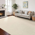 Washable Area Rug 6x9 Feet White Non Slip Living Room Kitchen Rugs Indoor Entryway Rug Floor Carpet for Dining Living Room Bedroom