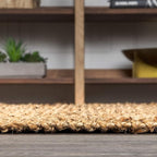 JONATHAN Y Handwoven Jute Fringe Natural Indoor Area Rug, 3x5, Pata, Bohemian, Rustic, Cottage, Easy-Cleaning for Living Room, Bedroom, Kitchen, Non-Shedding (NRF103A-3)
