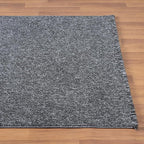 LUXE WEAVERS Solid Machine Woven Smoke 5x7 Area Rug, Indoor Stain-Resistant Carpet
