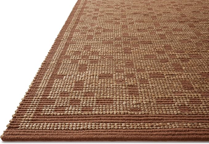 Loloi Chris Loves Julia Judy Collection JUD-07 Natural/Spice 8'-6" x 11'-6" Area Rug