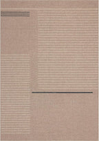 Easy Jute Rug 4x6: Indoor Outdoor Natural Boho Area Rugs for Living Room Patio Washable - Farmhouse Neutral Contemporary Carpet Mat for Entryway Bedroom Kitchen Backyard Sunroom Non Slip