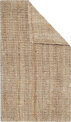SAFAVIEH Area Rug 11' Square - Natural Fiber Collection - Large - Natural Brown, Handmade Jute, Farmhouse Style, Chunky Textured Thick Pile (NF447A)