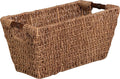 Honey-Can-Do Seagrass Basket w/Handles - Med STO-02965 Natural