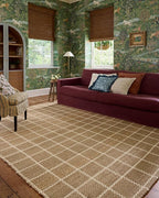 Loloi Chris Loves Julia Fletcher Collection FLE-01 Natural/Ivory 5'-0" x 7'-6", .37" Pile Height, Area Rug