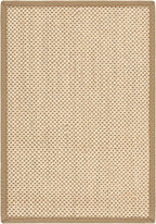 SAFAVIEH Natural Fiber Collection Area Rug - 2'6" x 4', Maize & Linen Color, Sisal, Woven Design with Border (NF141B)