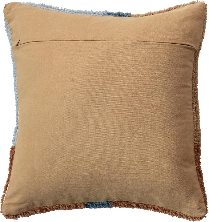 Bloomingville, Multicolor Terra Firm Woolen Harmony Pillow, 20” L x 20” W
