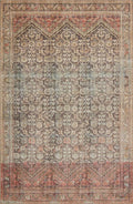 Loloi Loren Collection LQ-17 Charcoal/Multi 5'-0" x 7'-6" Area Rug