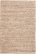 Dash and Albert Jute Area Rug - 7.5 X 9.5 Bleached Oak Solid Handwoven Accent Rug - Durable, Eco-Friendly, High Traffic Areas Hallway, Bedroom, Stairs - Premium Luxury Hotel Quality Soft Breathable