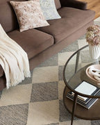 Loloi Chris Loves Julia Francis Collection FRA-01 Beige/Charcoal 5'-0" x 7'-6" Area Rug